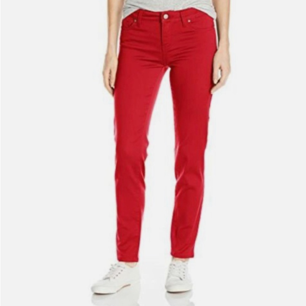 Celebrity Pink size 25 red skinny jeans.